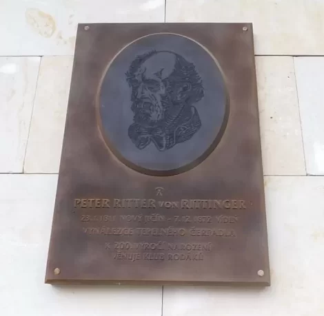 Pamětní deska Petera Rittera von Rittinger